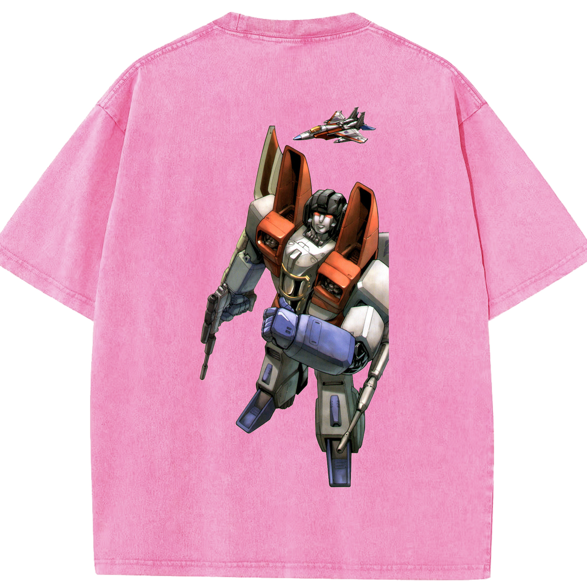（画像用）  綿100% ヴィンテージ風 半袖Tシャツ（背面プリント）